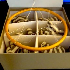 Brand new in gift box Restoration hardware baby & child Luxe knit Animal mobile